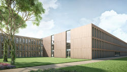 01 1860 x 1018 GFN 160909 K01v1B EXTERIOR 2 FINAL kl.jpg PLY Schulgebäude, Modulbau, 346 Tonnen CO<sub>2</sub>-Bindung